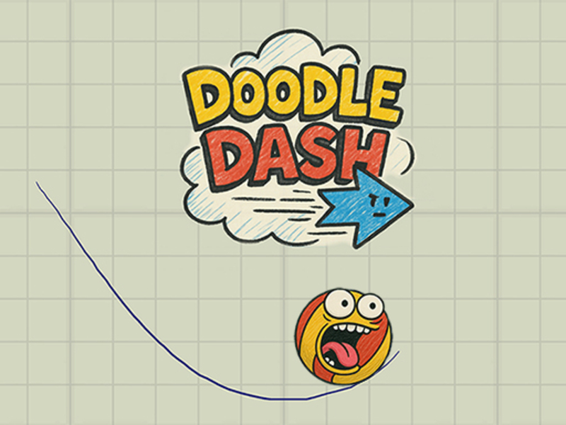 Spel Doodle streck på nätet