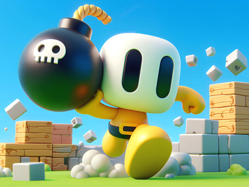 Spel Bombaman 3D på nätet