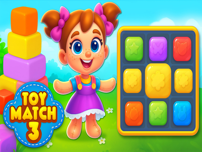 Spel Leksaksmatch 3 på nätet
